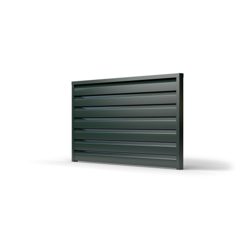 Sichtschutzzaun Lina Feld Länge: 100 cm Höhe:200 cm Oberfläche: RAL 7016