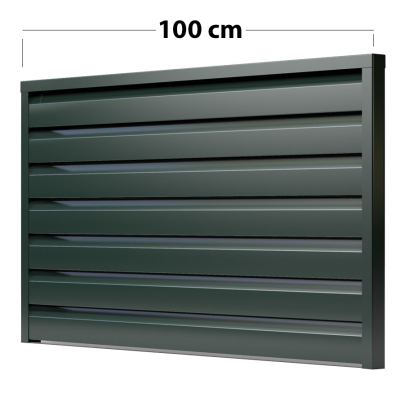 Sichtschutzzaun Lina Feld Länge: 100 cm Höhe:200 cm Oberfläche: RAL 7016