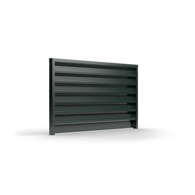 Sichtschutzzaun Lina Feld Länge: 100 cm Höhe:200 cm Oberfläche: RAL 7016