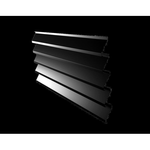 Zaunfeld Alumax L250 cm x H200 cm Feld mit Systemschiene RAL 7016