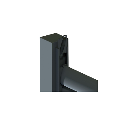 Zaunfeld AluLine Länge: 250 cm x Höhe ... cm mit Systemschiene