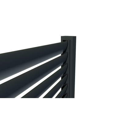 Zaunfeld AluLine L250 cm x H120 cm Feld mit Systemschiene RAL 7016
