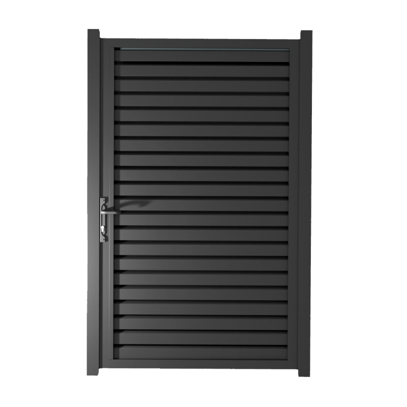 PforteTrapezSchild nach Maß – komplett mit Pfosten