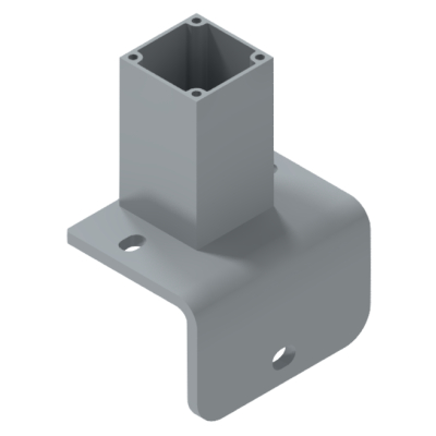 Pfosten-Konfigurator mit Fußplatte