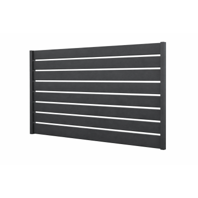 AluUnix100-Zaunfeld 250 cm  mit 100x20 Lamellen – jetzt konfigurieren