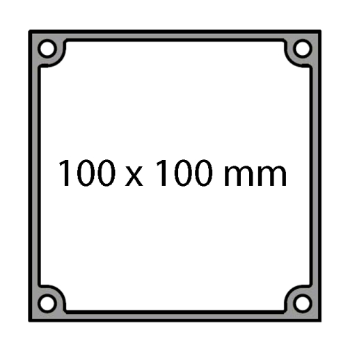 100 x 100 mm
