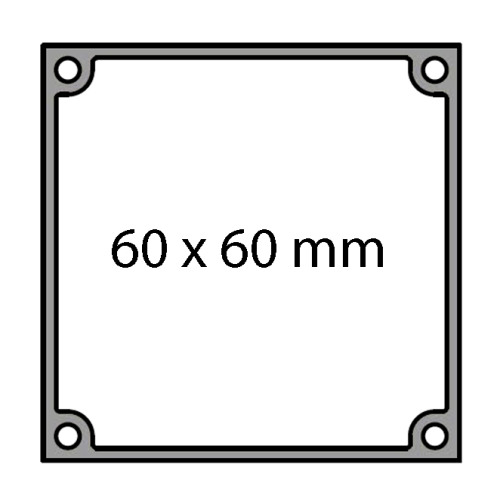 60 x 60 mm